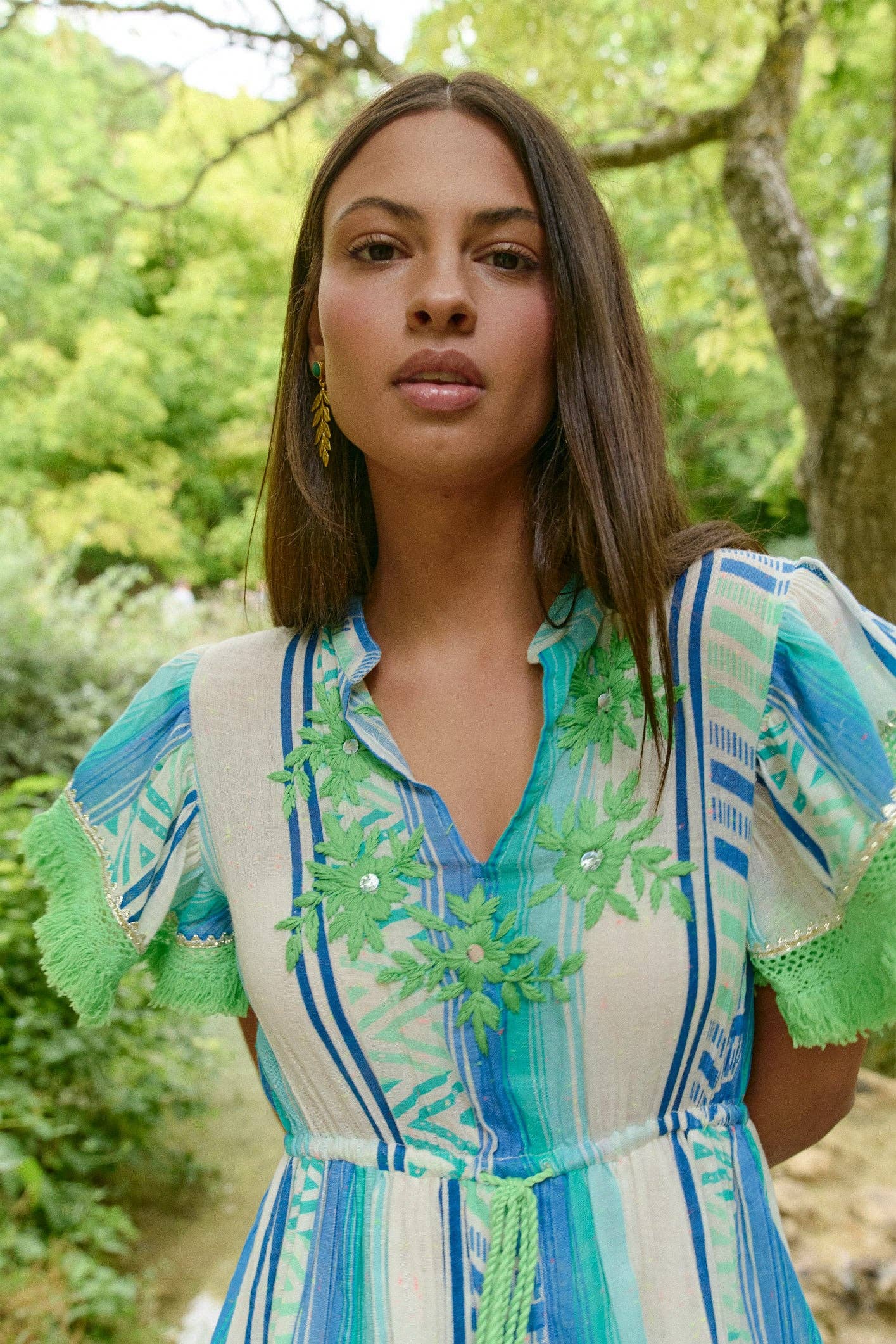 Piti Cuiti - Wholesale Dress - Women's - FRIDA AQUA SHORT DRESS1