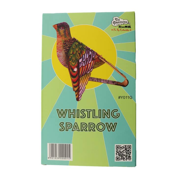 Tribal Trade GmbH - Wholesale Decorative Figurine - Tin toy bird whistling sparrow tin bird 015