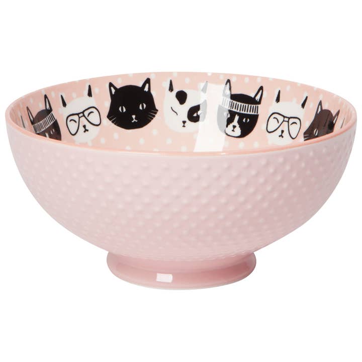 Feline Fine Bowl Large 8 inch for wholesale by Danica Jubilee