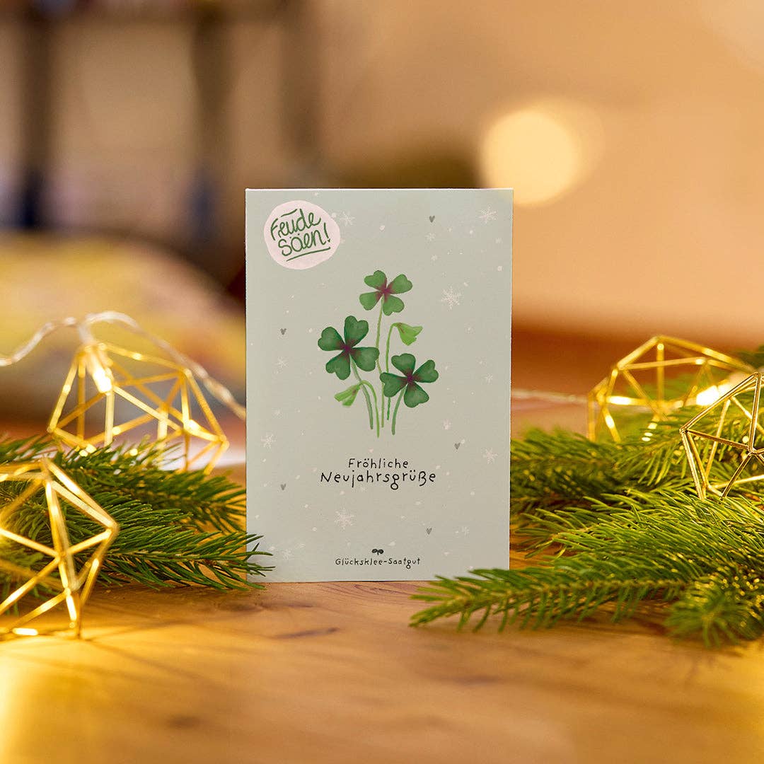 TDJ Stadtgärtner GmbH - Wholesale Plant Seeds - New Year's Greeting - Lucky Clover Seeds