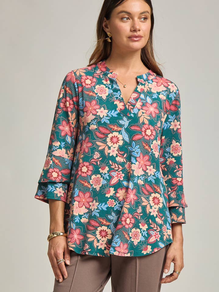 Lizzy Bell Sleeve Top for wholesale by Dear Scarlett