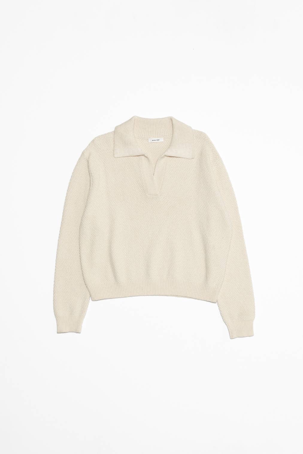 MOD REF - Wholesale Knit Sweater - Women's - The Archie Sweater | Polo Collared Knit Sweater37