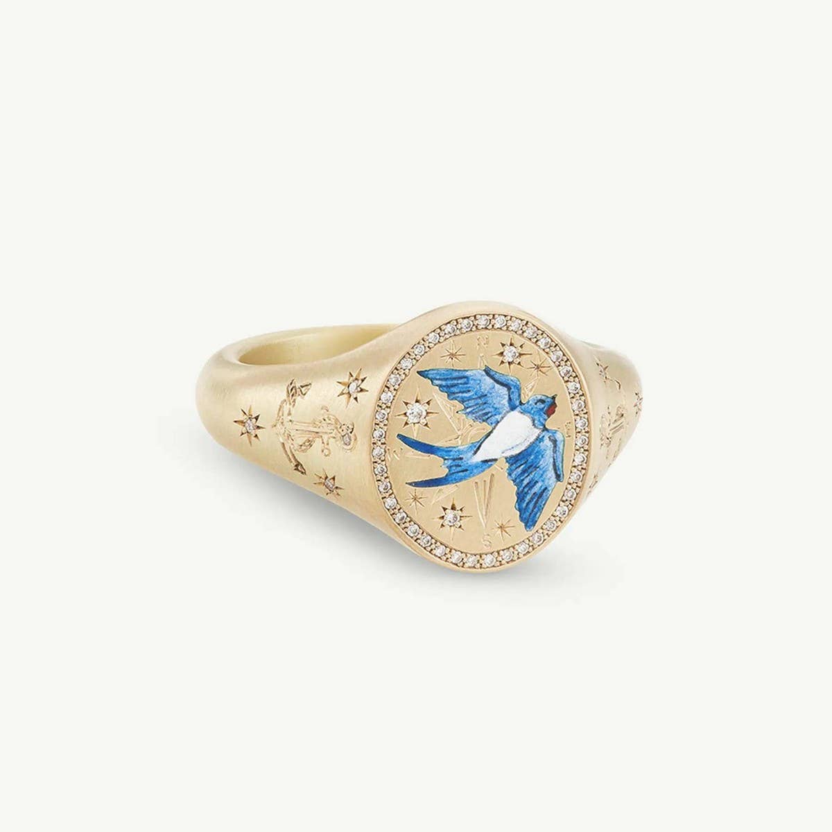 ACCITY - Wholesale Cocktail/Statement Ring - Stainless Steel Fashion Painted Rhinestone Ring_CWMM57063