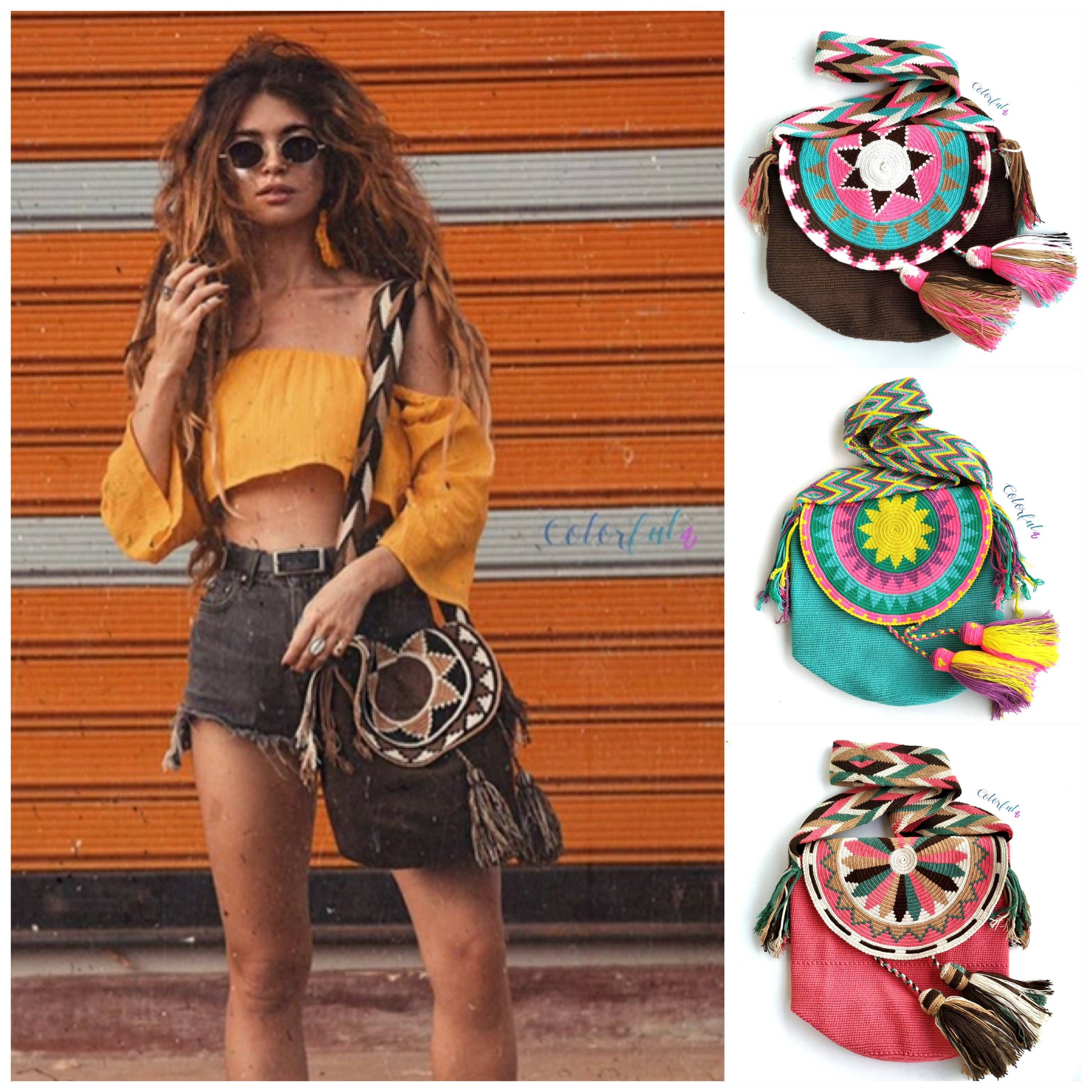 Colorful 4U - Wholesale Crossbody Bag - Women's - Colorful Crochet Bags with Cover34
