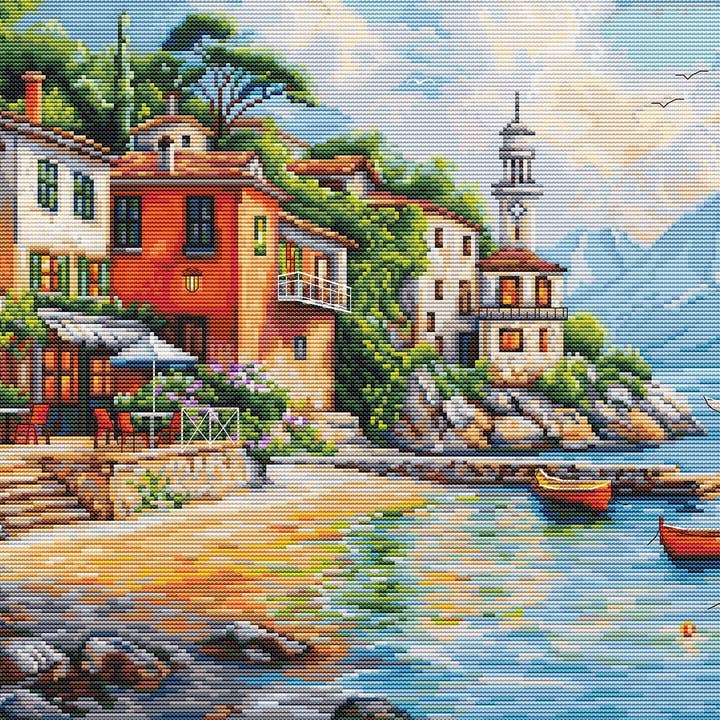 Cross Stitch Kit Luca-S - Varenna, BU5083 for wholesale by Luca-S
