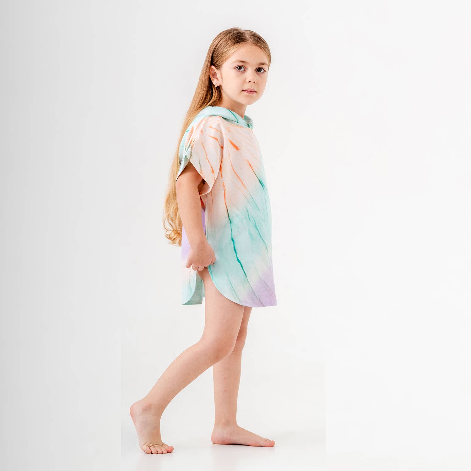 Kikoya – Toalha poncho - Crianças e bebés por atacado – Poncho com Capuz para Crianças - Toalha de Praia para Troca e Natação13