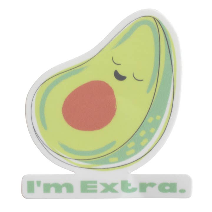 I'm Extra Avocado Sticker for wholesale by Front Porch Design Co.