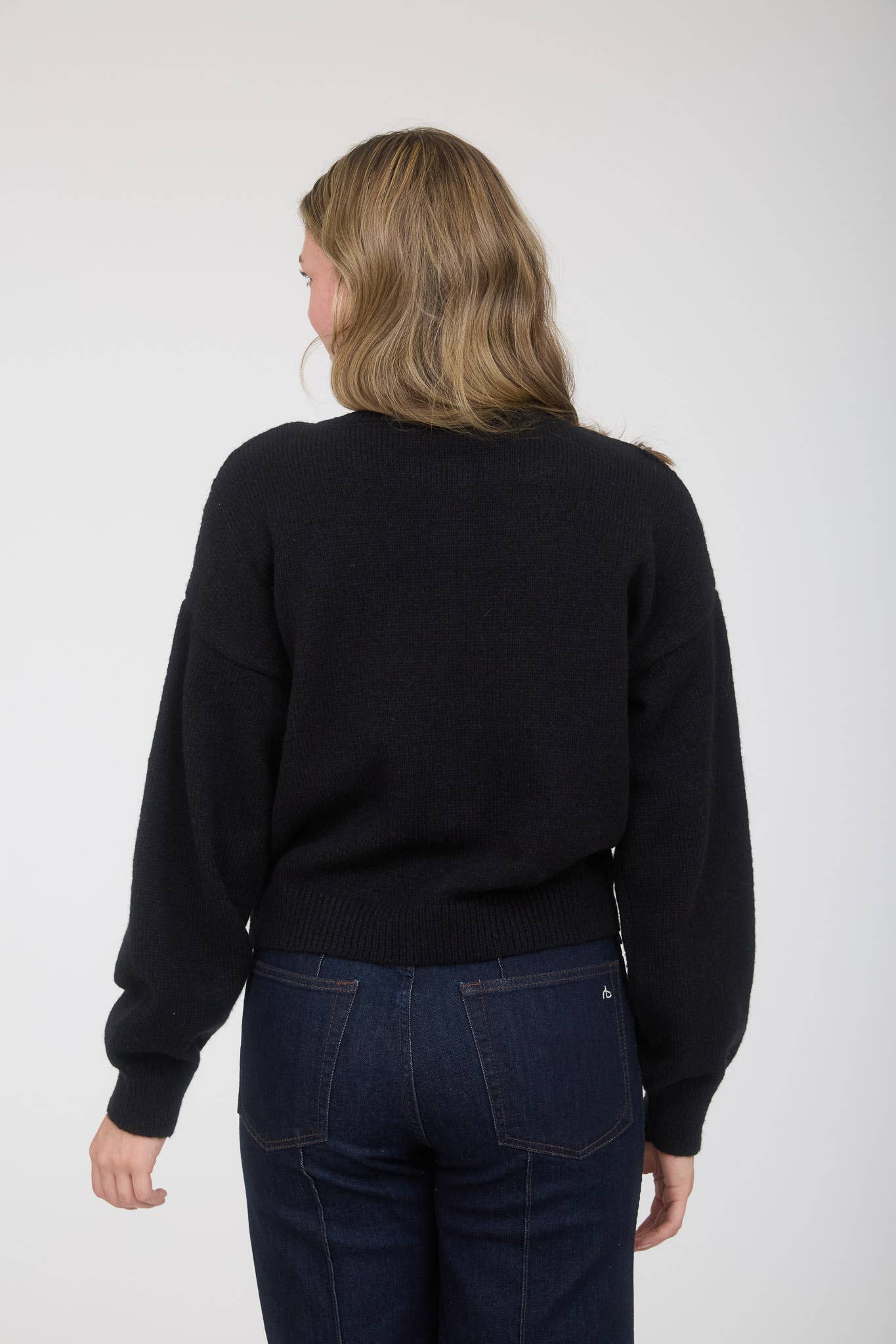 Blu Pepper - Wholesale Knit Sweater - Women's - CHECKERED TOGGLE BUTTON DOWN KNIT CARDIGAN13