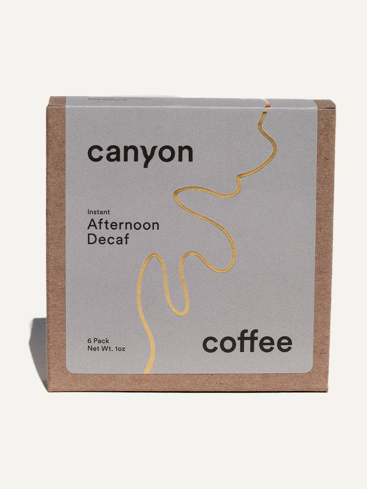 Afternoon Decaf Instant Coffee for wholesale by Canyon Coffee