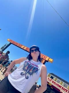 DÉBARDEUR RACERBACK À MOTIF DE PAPILLON EN MÉTAL DE LA NOUVELLE-ORLÉANS pour la vente par CITIZEN NOLA LLC