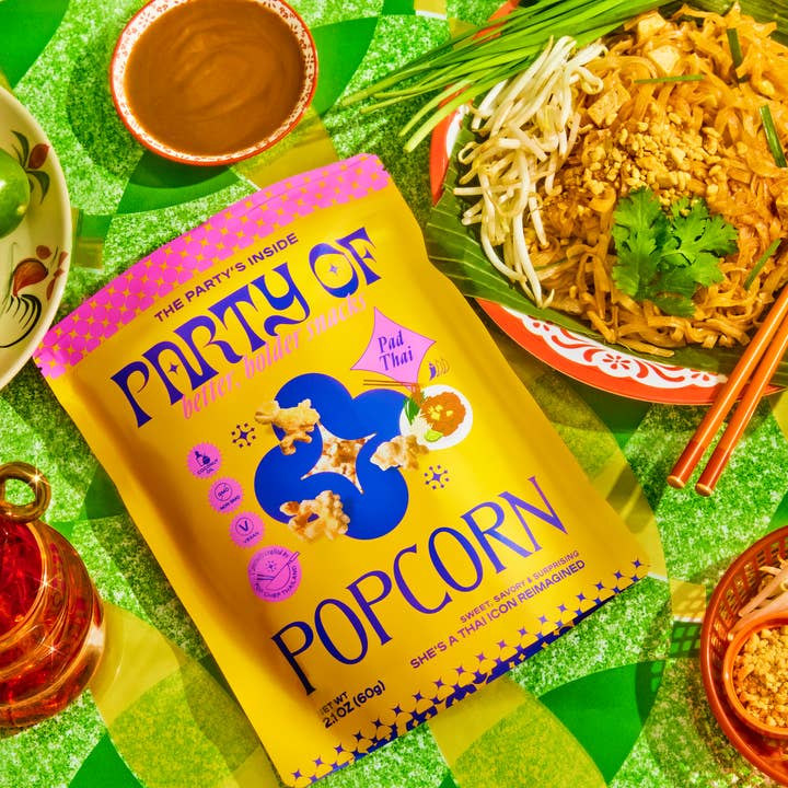 Party Of - Wholesale Puffed snack - Pad Thai Popcorn - Snack size (0.6 oz)1