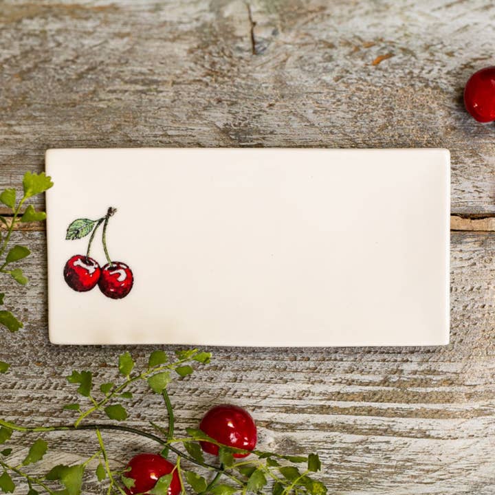 Mon Cheri Rectangular Soap Dish for wholesale by Toasted Crumpet