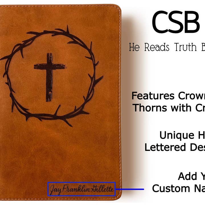 Joy Creative Bibles - Wholesale Religion - CSB He Read Truth Bible with Custom Name3