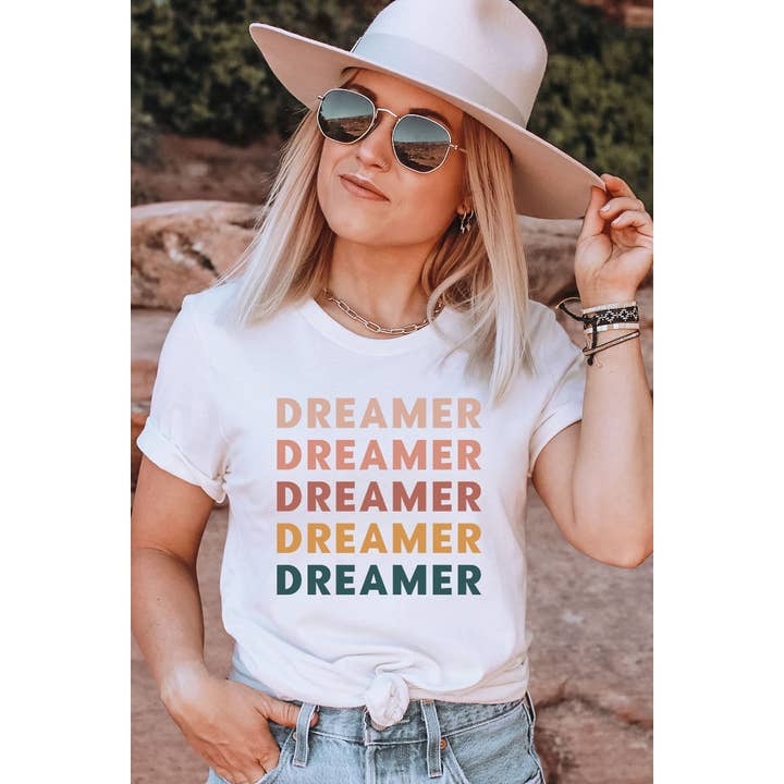 Dreamer Grafisk Tee for engroshandel hos Bella Me