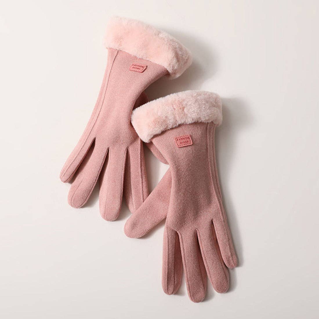 Funkyrel® Atzbranding Limited - Wholesale Gloves - Women's - Gloving - Thicken Thermal Gloves with Coral Fleece Lining4