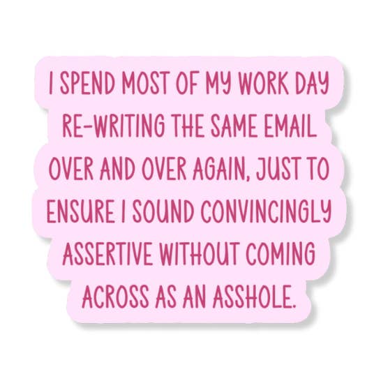 La Folie Press – wholesale Klistermärke – E-post Omskrivning 3" Vinylklistermärke0