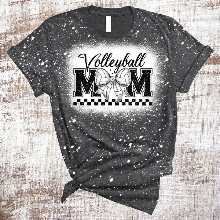 Maglietta scolorita da mamma di pallavolo e sport. per la vendita all'ingrosso da parte di Sweet Tees