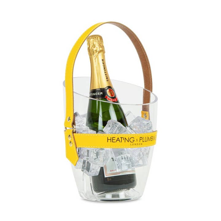 "Happy Go Sparkly" Balde para champanhe - Amarelo por atacado de Heating & Plumbing London