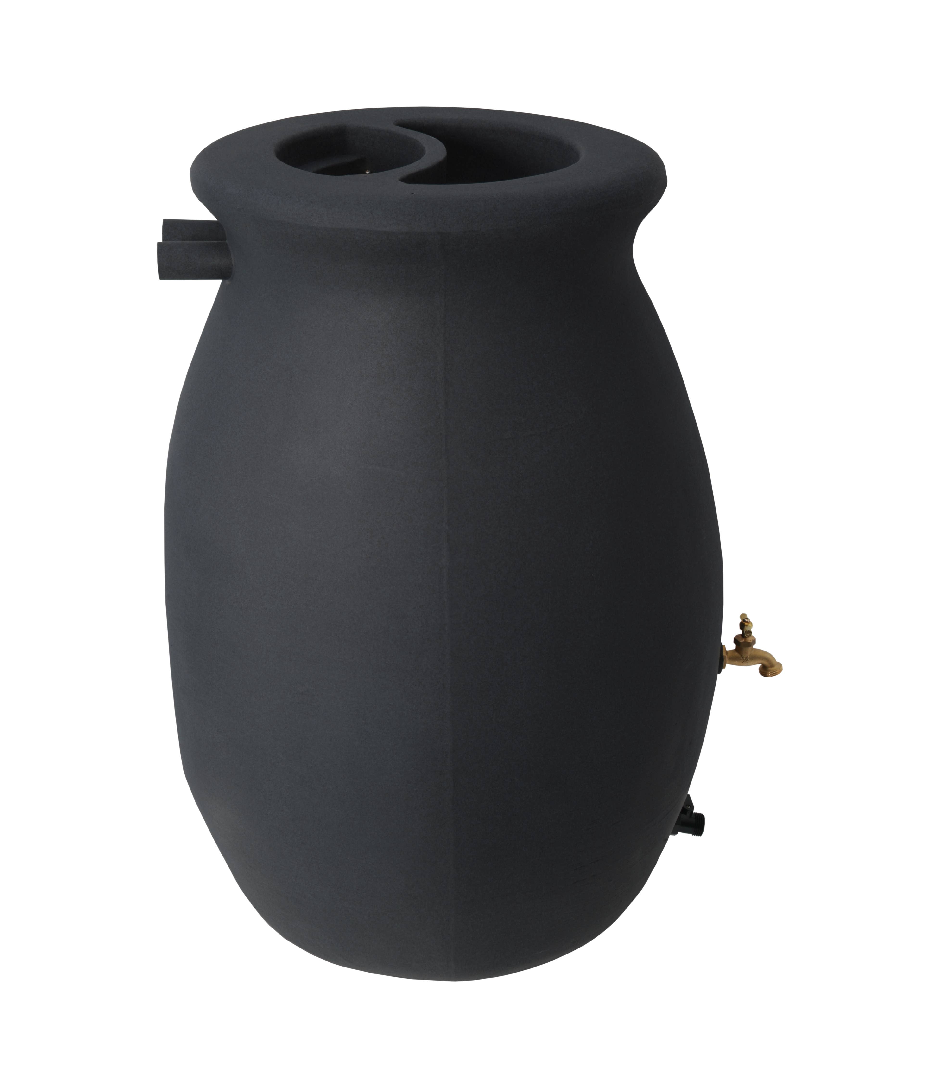 Algreen - Wholesale Outdoor Ornament/Decor - Castilla 50 Gallon Flat Back Rain Barrel11