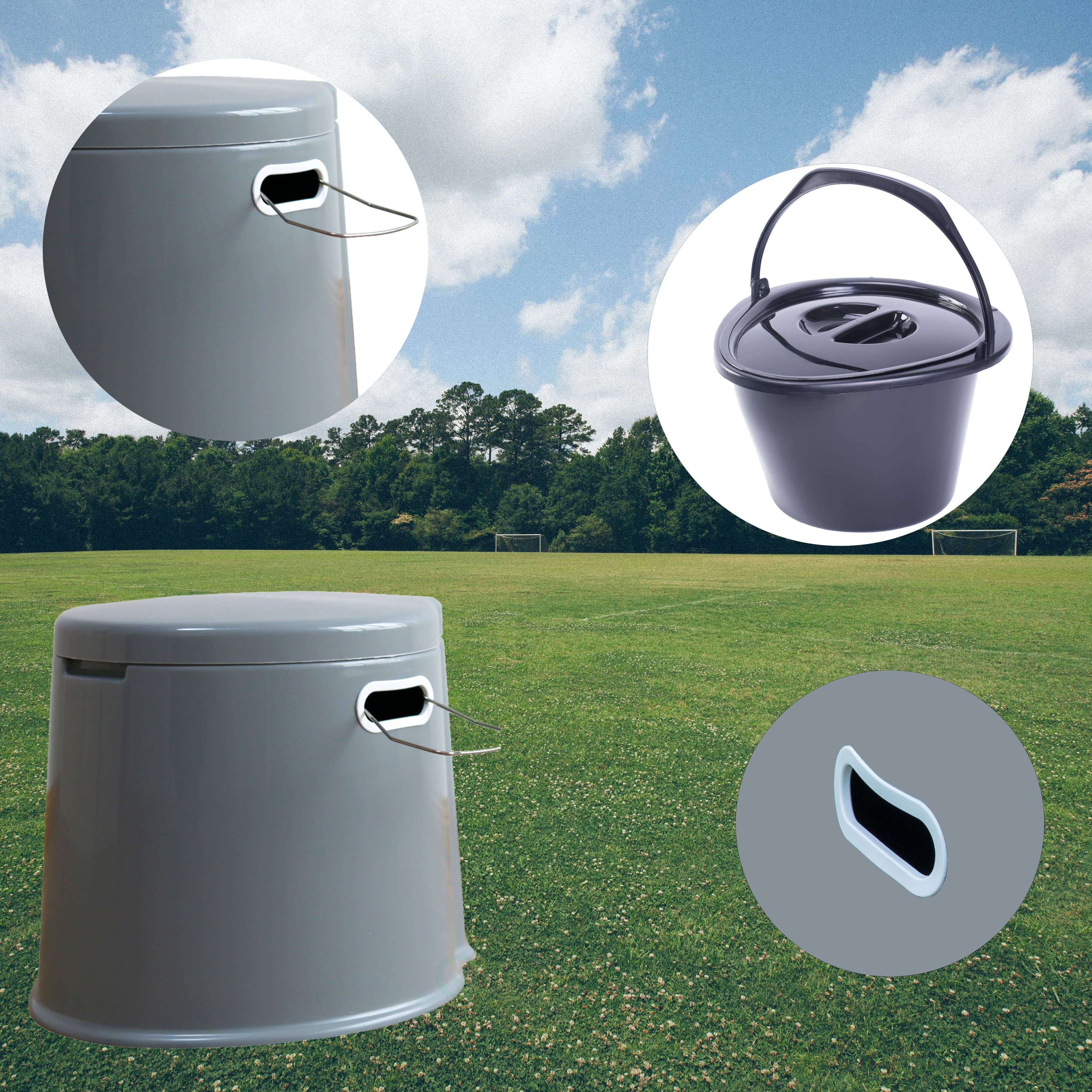 Quickway Imports - Wholesale Outdoor Ornament/Decor - Portable Travel Toilet For Camping and Hiking4