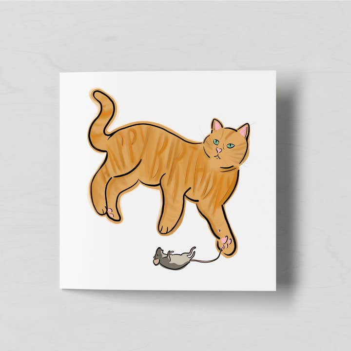 Regalo di compleanno «The Purr-fect» (Tarantino Edition) per la vendita all'ingrosso da parte di FloofAndFlump Designs