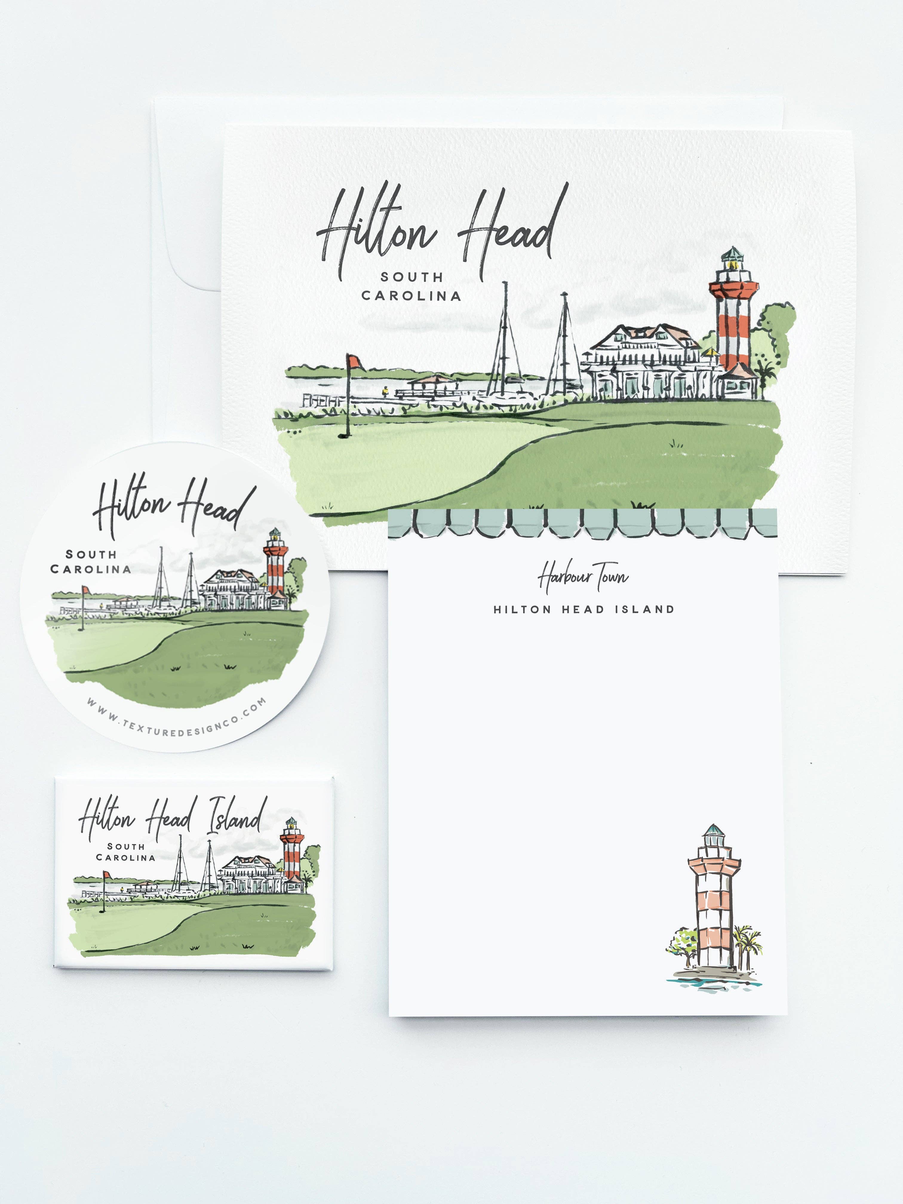 Texture Design Co – Engroshandel Klistermærke – Sherbet Painted Streets - Hilton Head klistermærke2