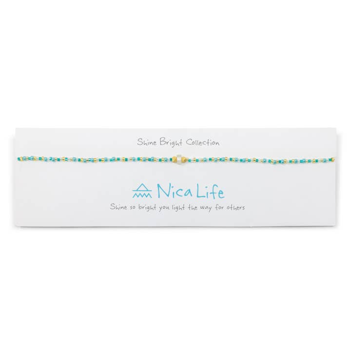 Nica Life - Wholesale Choker/Collar - Seed Bead Chokers- Holiday Sparkle Colors9