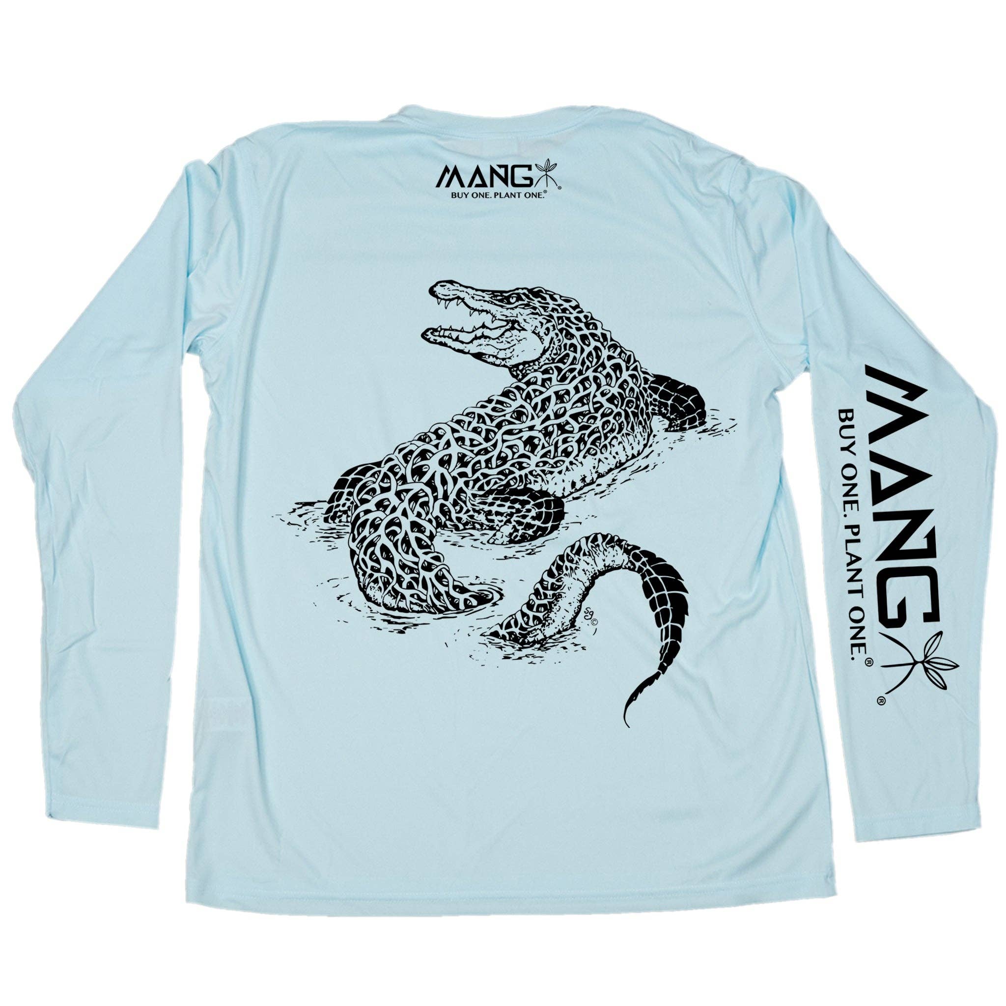 MANG - Wholesale Screen Printed T-Shirt - Unisex - Gator MANG - LS4