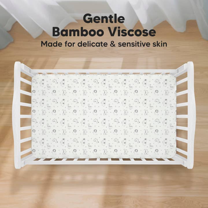 KeaSafari KeaBabies 2-Pack Isla Fitted Crib Sheet for wholesale on Faire
