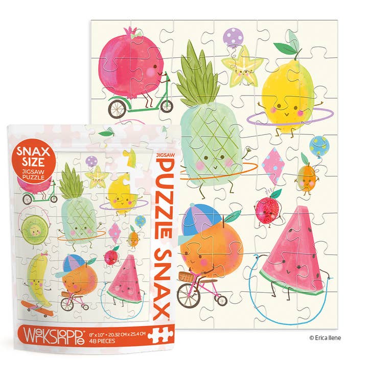 Fruity Fun 48 Piece Puzzle Snax for wholesale by WerkShoppe