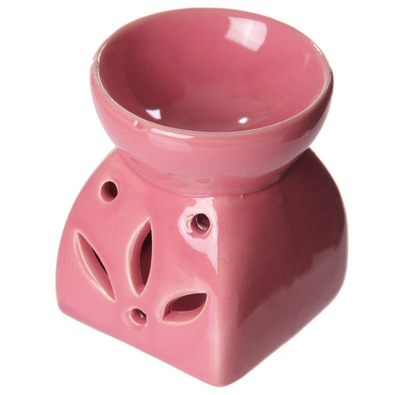 Puckator EU - Wholesale Oil Warmer - Bright Single Colour Leaf Cutout Oil Burner4