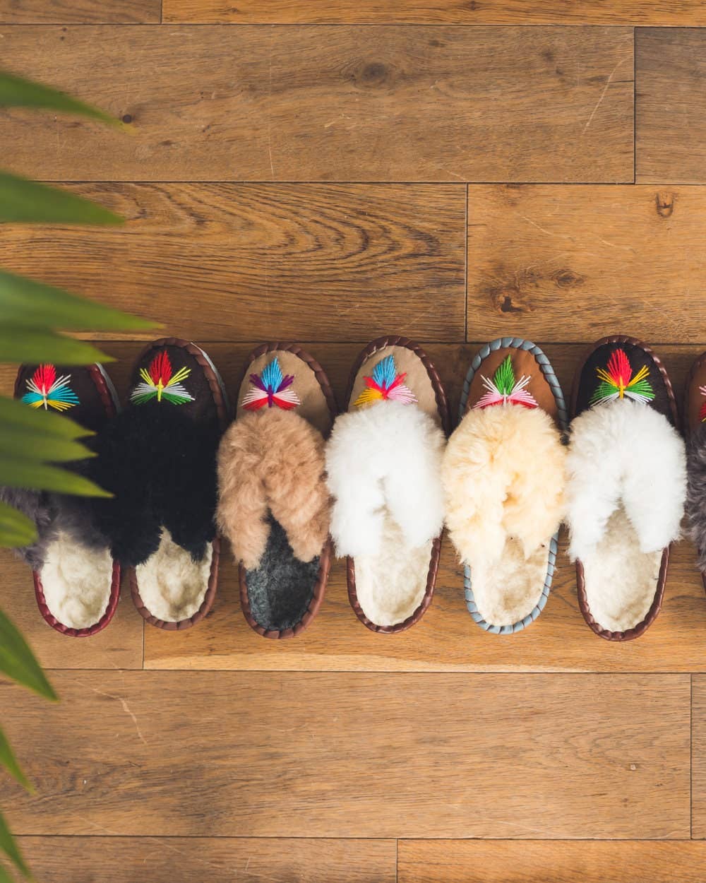 Sheepers SP .Z O.O. - Vente Chaussons – femme - Mules Sheepers Lucky Dip en peau de mouton5