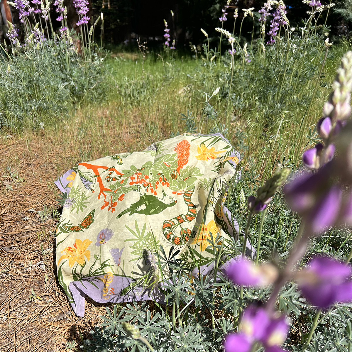 Mustard Beetle - Wholesale Bandana - Unisex - Organic Fair Trade Bandana: San Jacinto2