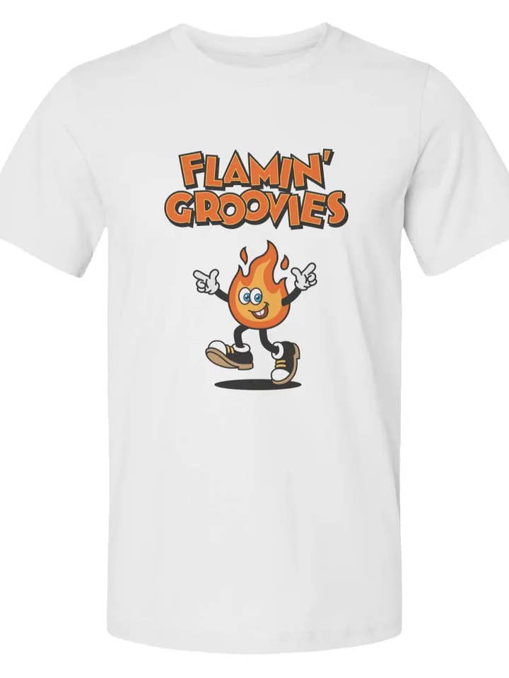 T-shirt Unissexo "Flamin' Groovies" por atacado de Amp'd Apparel Company
