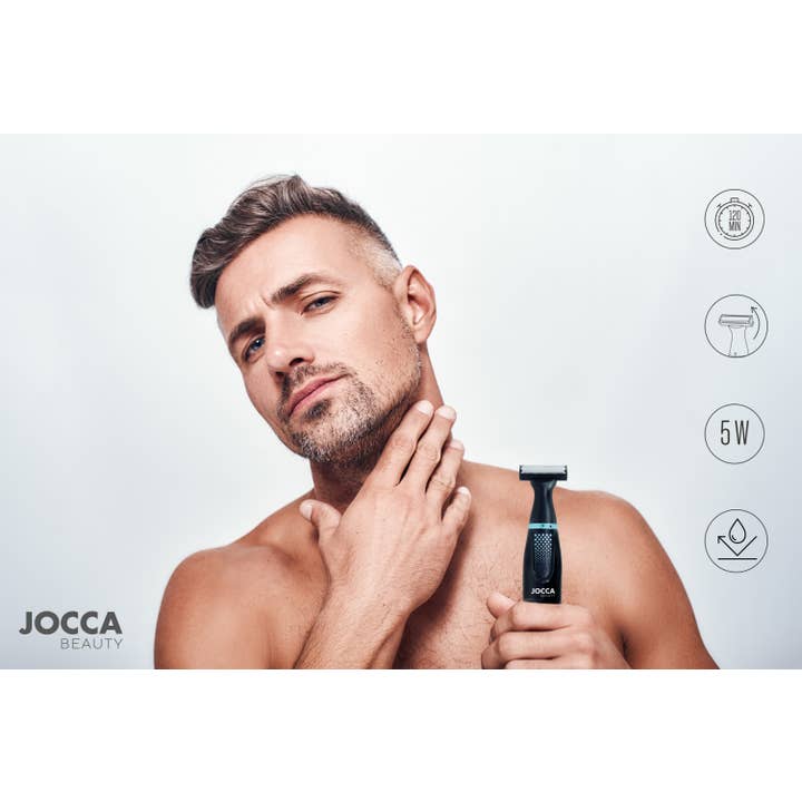 JOCCA – Dispositivo eletrónico para cuidados com a pele por atacado – Recortadora eléctrica facial e corporal JOCCA4