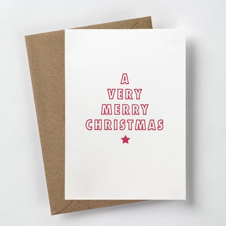 A very merry Christmas card for wholesale by over the c.