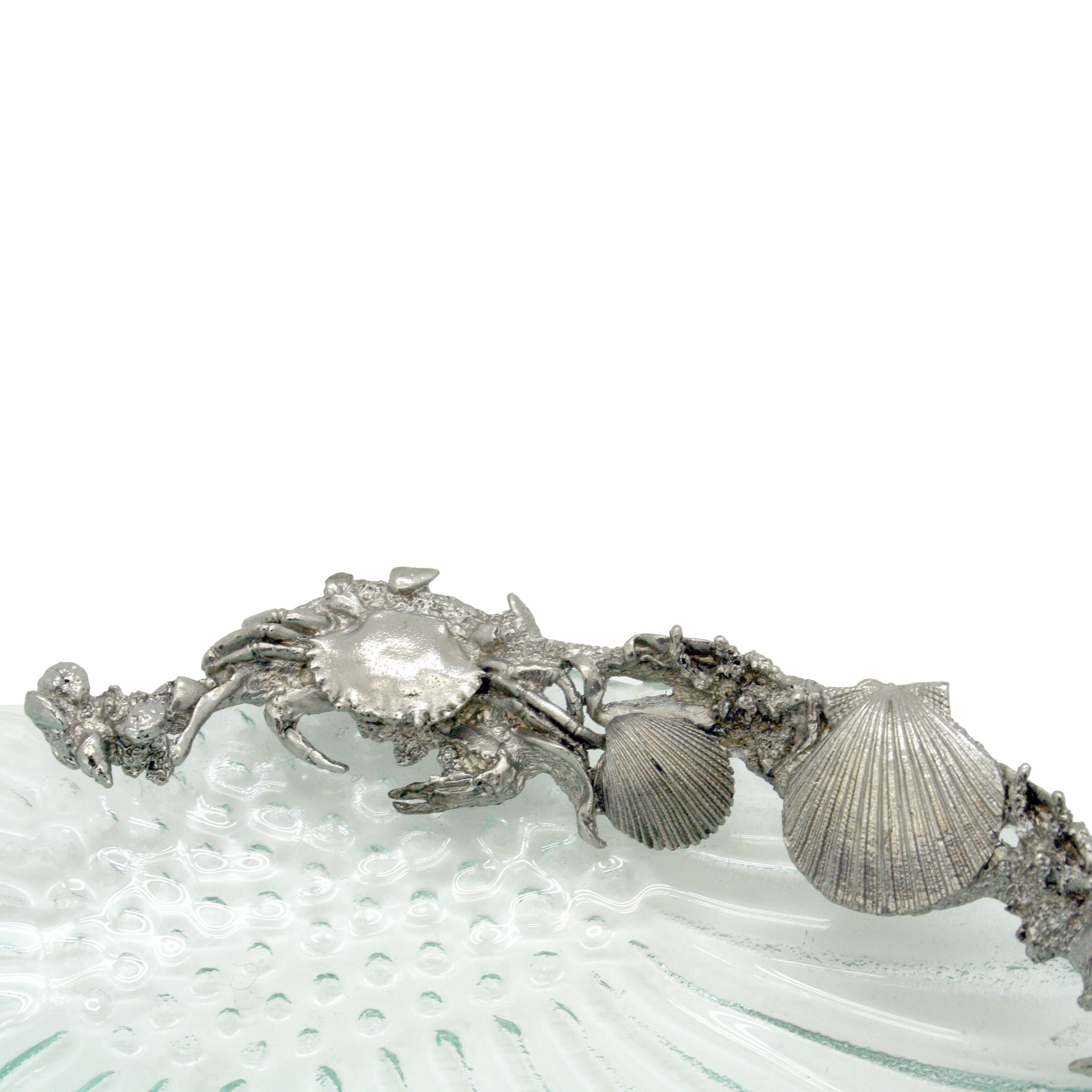 Housewares & Tabletops by Contrast Inc. - Wholesale Decorative Tray - Tray with Shell/Coral5