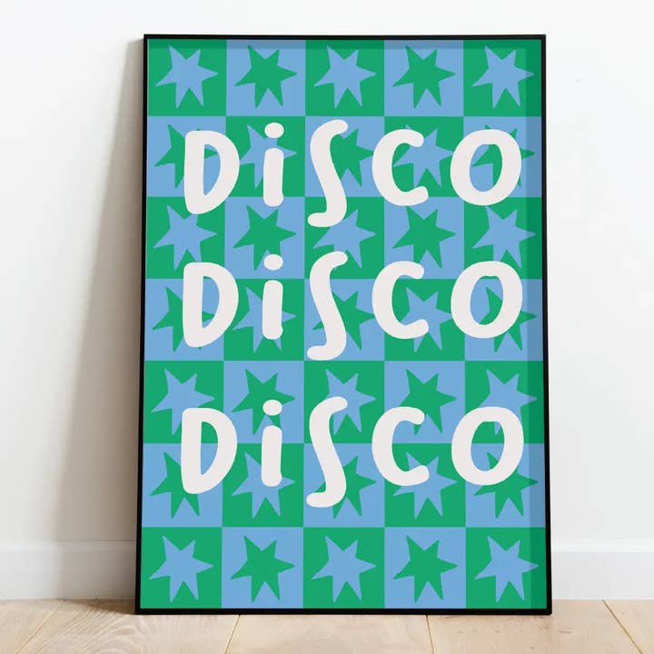 Disco Disco Disco Print for wholesale by Hollie Newton Studio
