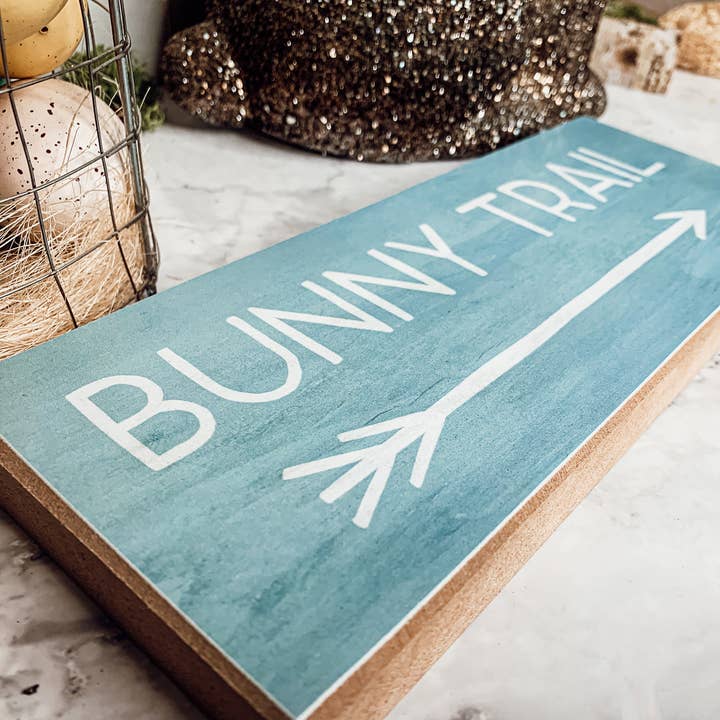 My American Goods - Wholesale Sign - Bunny Trail or Carrot Patch - Easter Signs