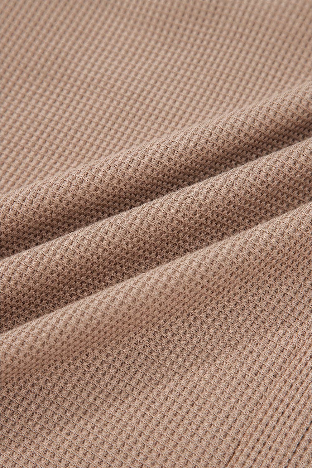 PRETTY BASH - Wholesale Knit Top - Women's - Stripe Plaid Patchwork Waffle Knit Henley Top11