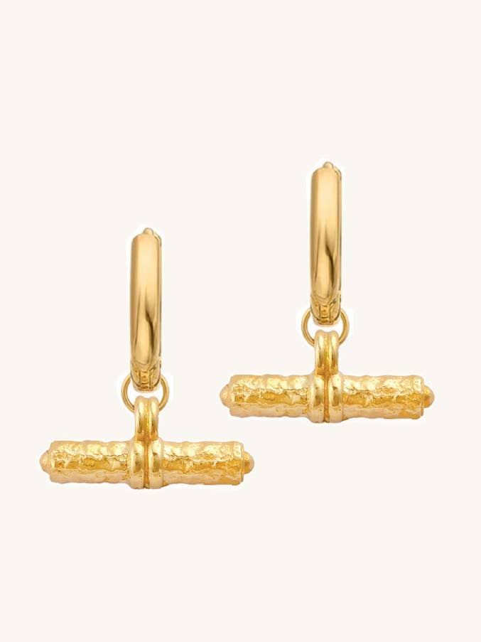 MARGOT T-BAR HOOPS for wholesale by Formation Co. Jewellery