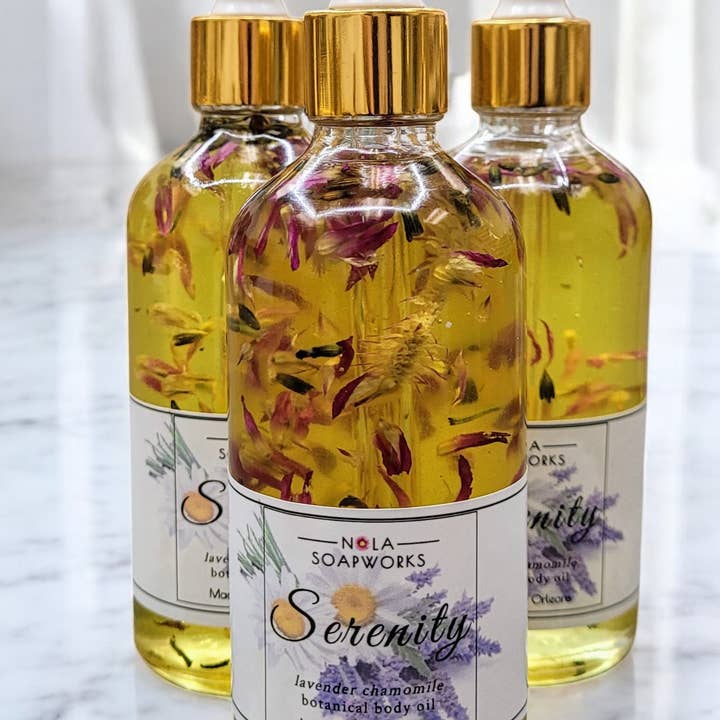 Essentially NOLA Soap Works - Wholesale Bath/Body Oil - Botanical Infused Body Oils - Feed Your Skin