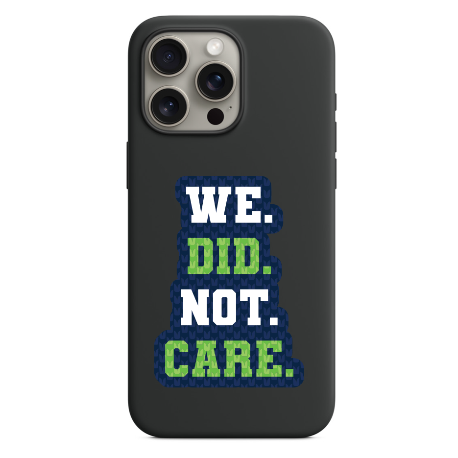 Discovery Stickers - Wholesale Sticker - We Did Not Care Seahawks Sticker2