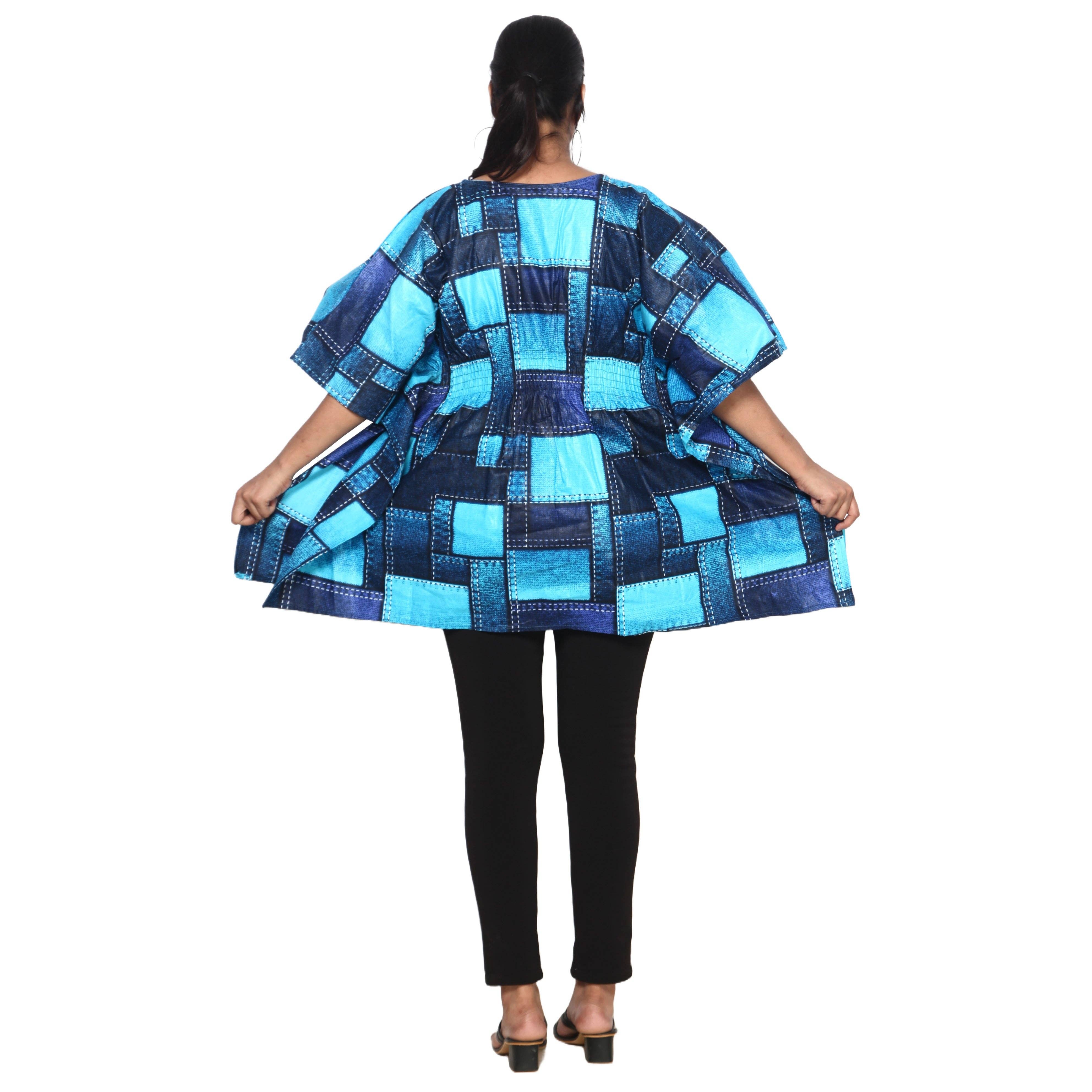 African Stars - Wholesale Kaftan - Women's - Women's Half Kaftan With Elastic Waist -- FI-P1411