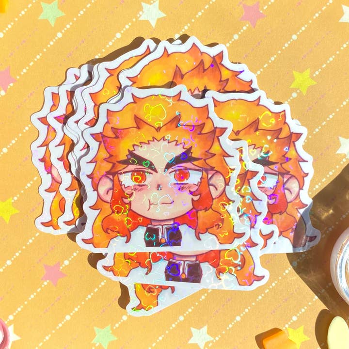 Rengoku Sticker for wholesale by Zippyidk