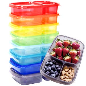 Krumbs Kitchen Essentials Collapsible Silicone Lunch Container Box Food  Storage for Work and Travel Friendly - Gray