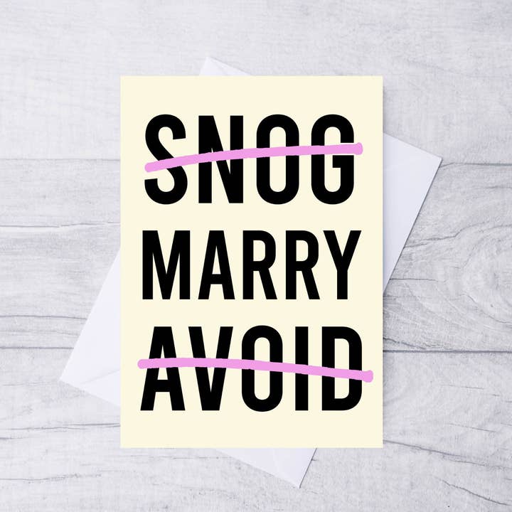 Wedding Card - Humorous Message for wholesale by Highgrove Cards