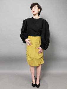 JUPE ELSA MOUTARDE pour la vente par Ambali