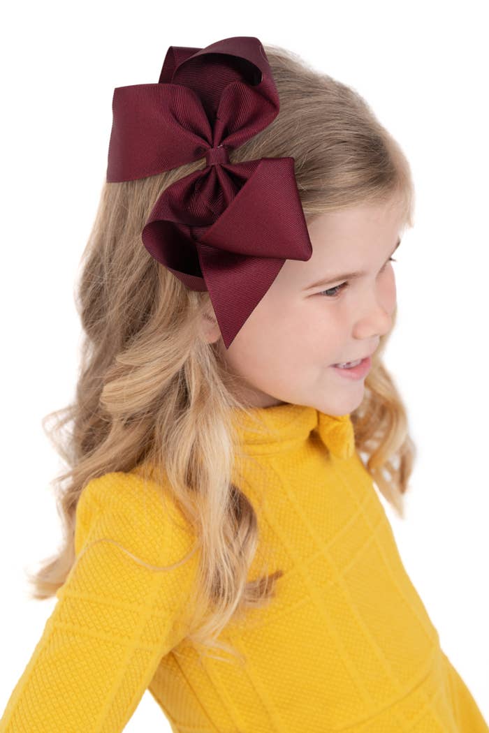 Bows Arts – Engroshandel Hårsløjfe - Børn – Giant (7 i.) Klassisk Grosgrain Bow by Color5