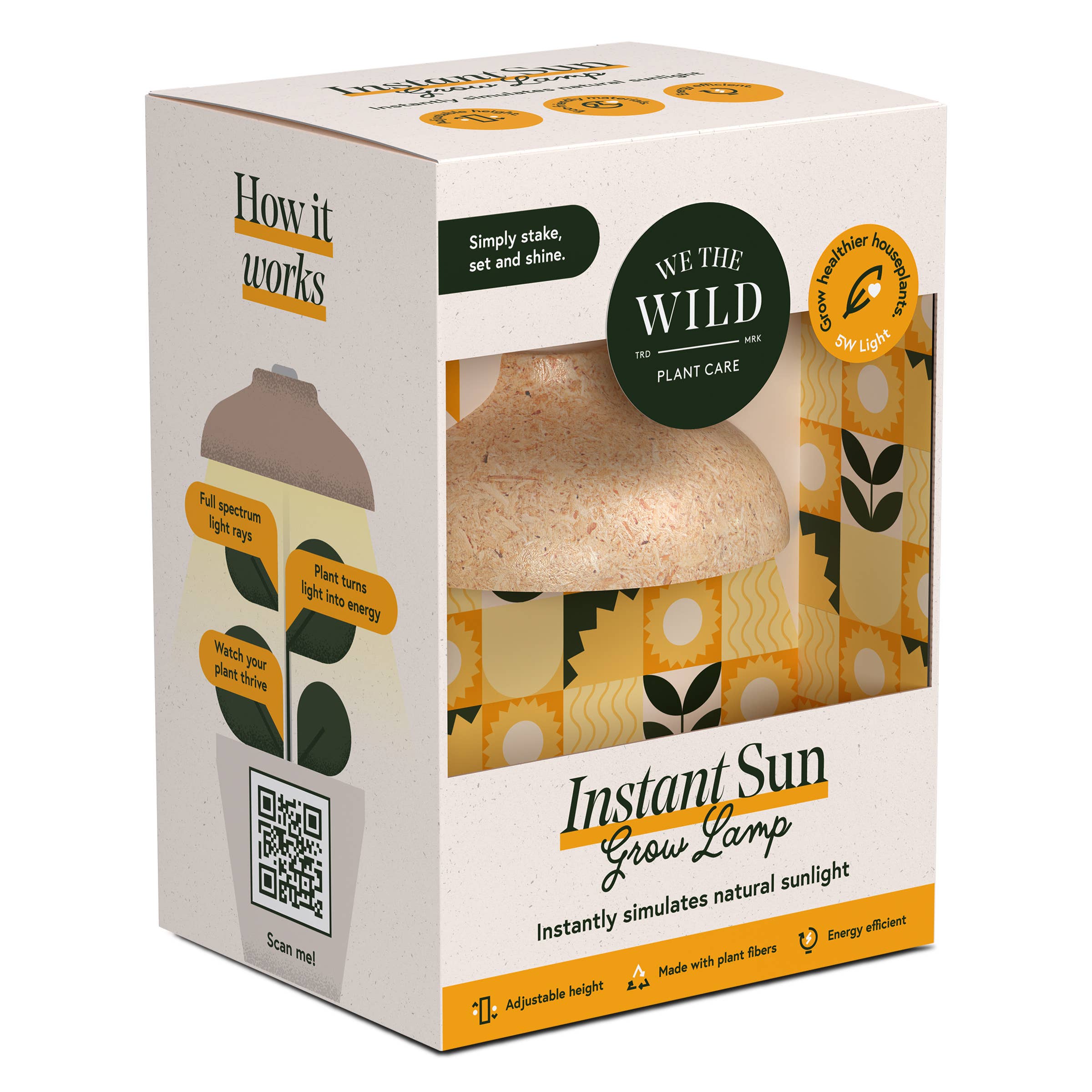 We The Wild Plant Care USA - Wholesale Planting/Potting Soil - Instant Sun Extendable Grow Lamp4